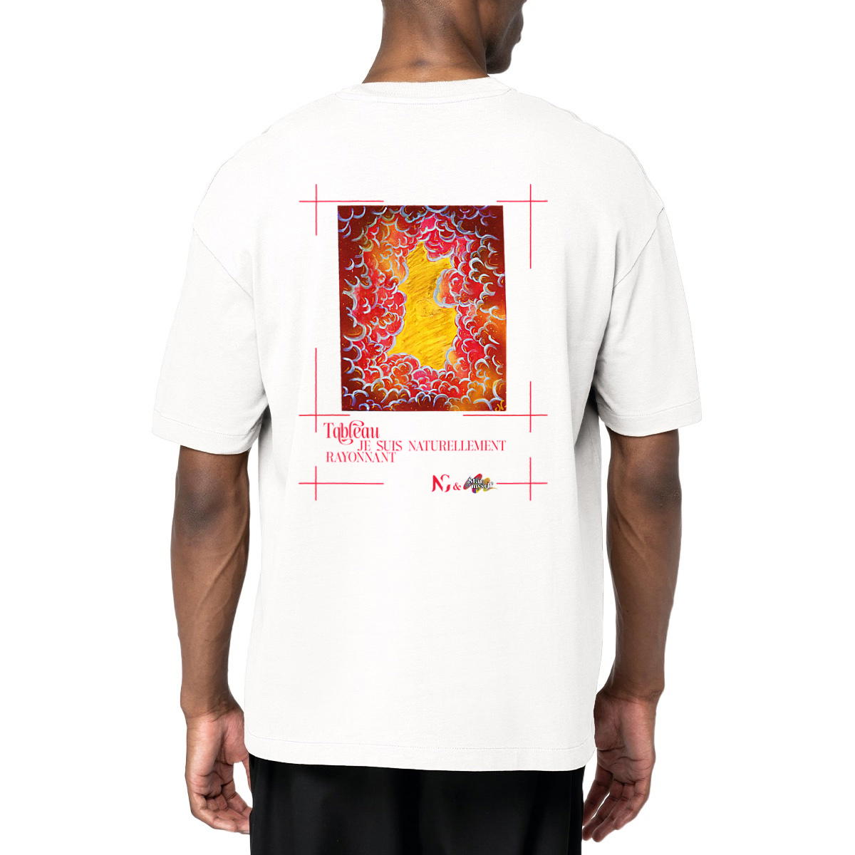 Image front T-shirt Oversize - Tableau - Rayonnant