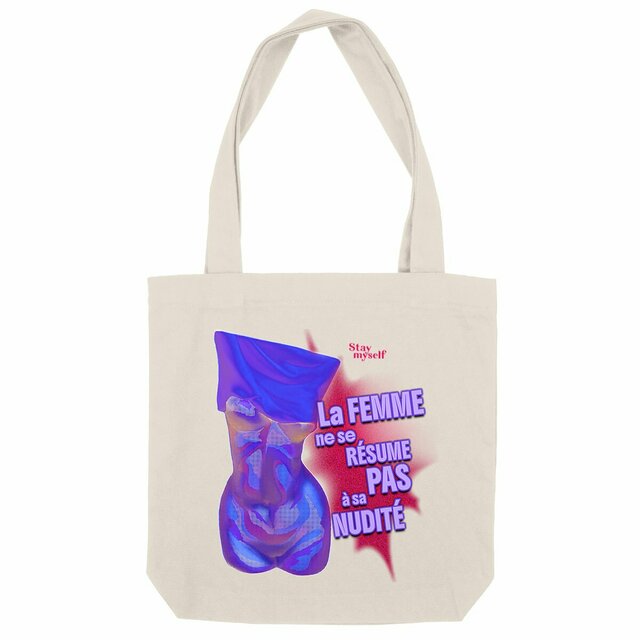 Image back Tote-bag - STATUER no excuses - PWR