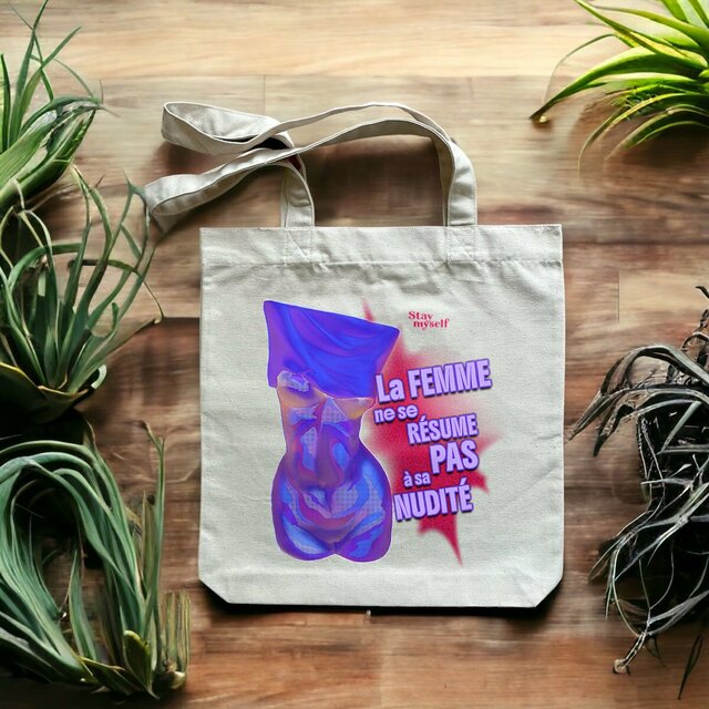 Image front Tote-bag - STATUER no excuses - PWR