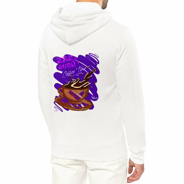 Image front Sweat à capuche - ZAP le Rush - Coffee Time