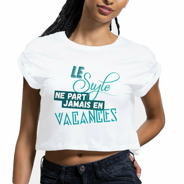 Image front Crop Top - Tjrs au Top