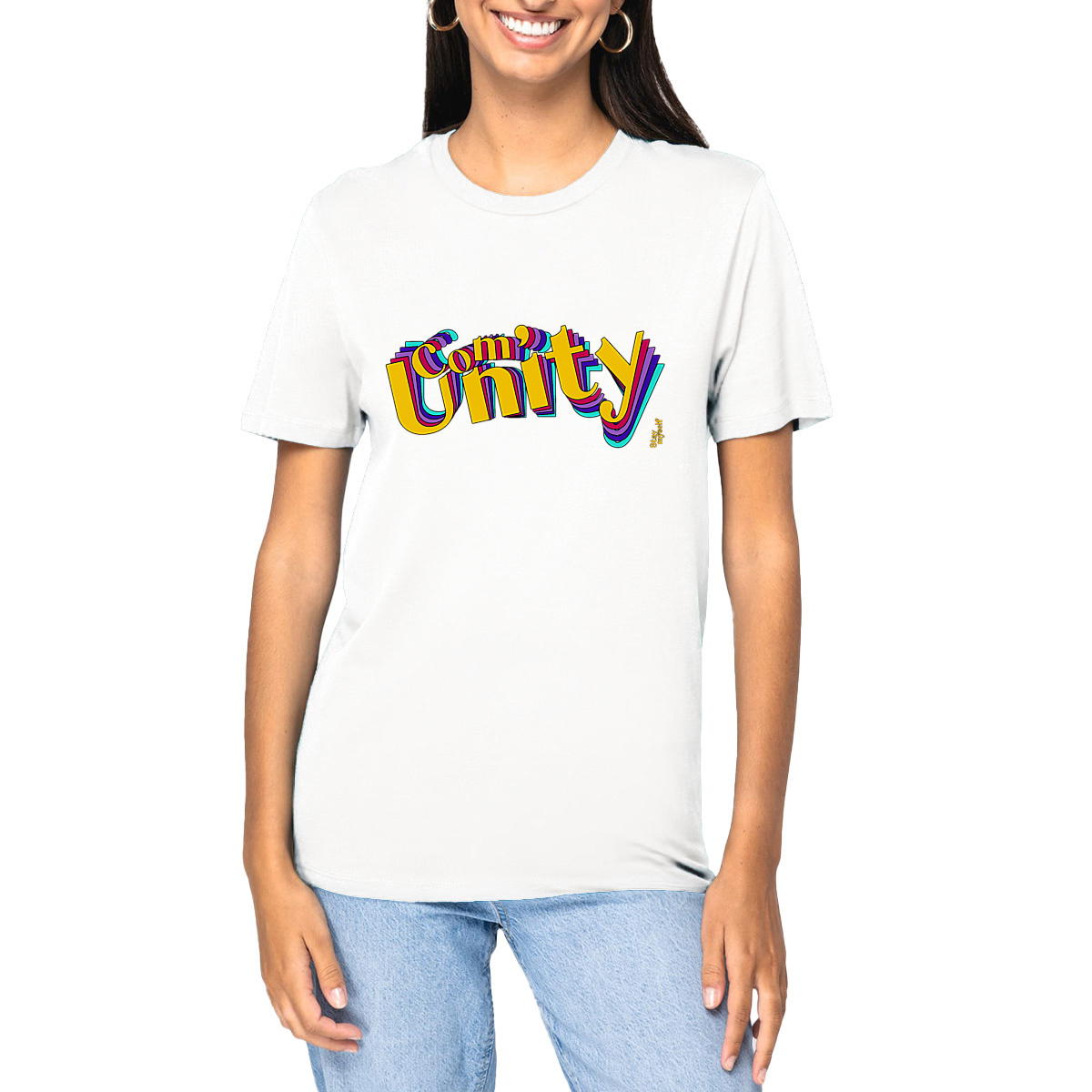 Image front T-shirt épais - Com'Unity