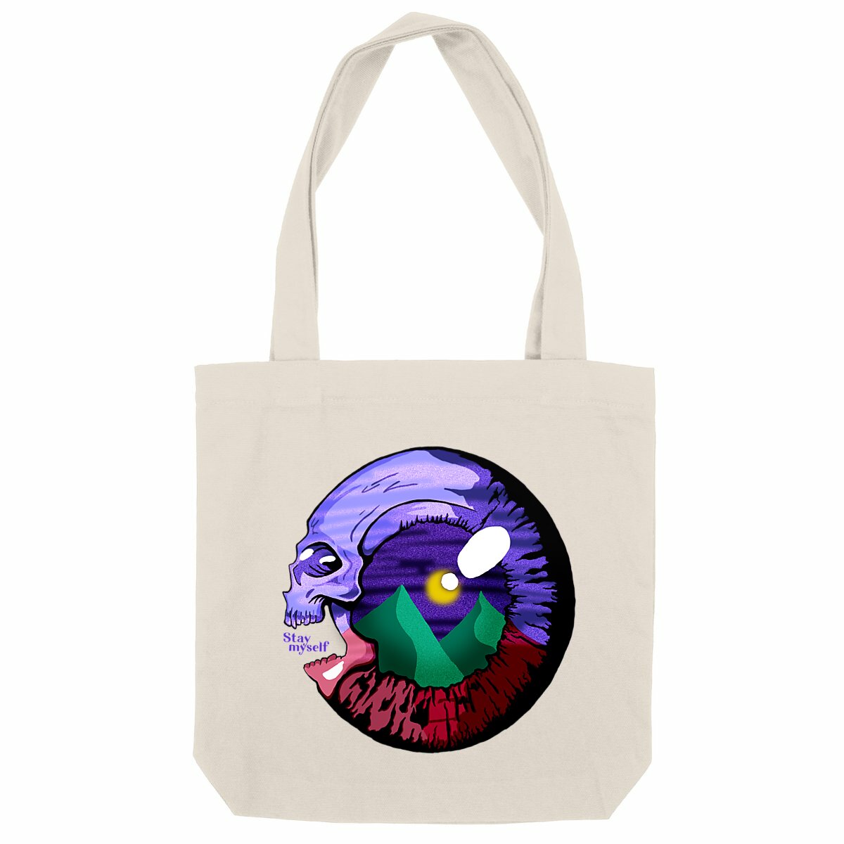 Image back Tote-bag - Eye Skull