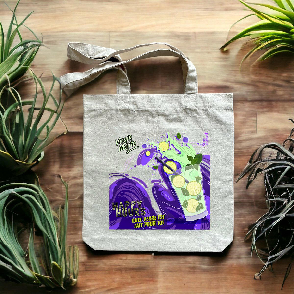 Image front Tote-bag - Happy Hours Mocktails - Virgin Mojito