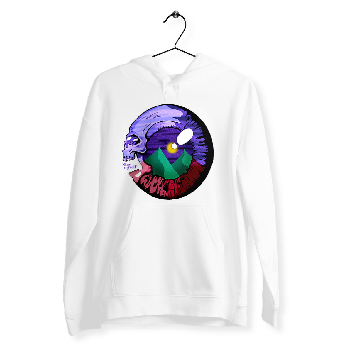 Image back Sweat à capuche - Eye Skull