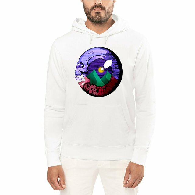 Image front Sweat à capuche - Eye Skull