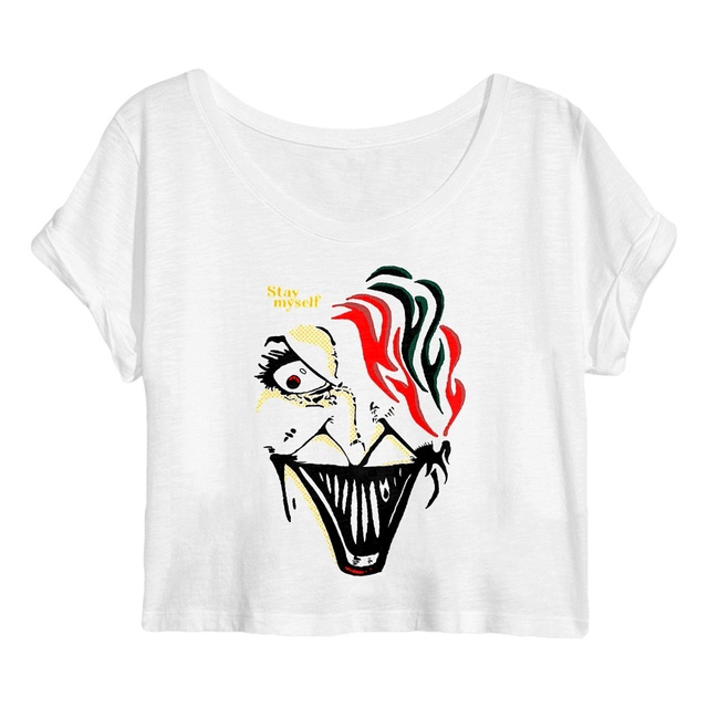 Image back Crop Top - Joker