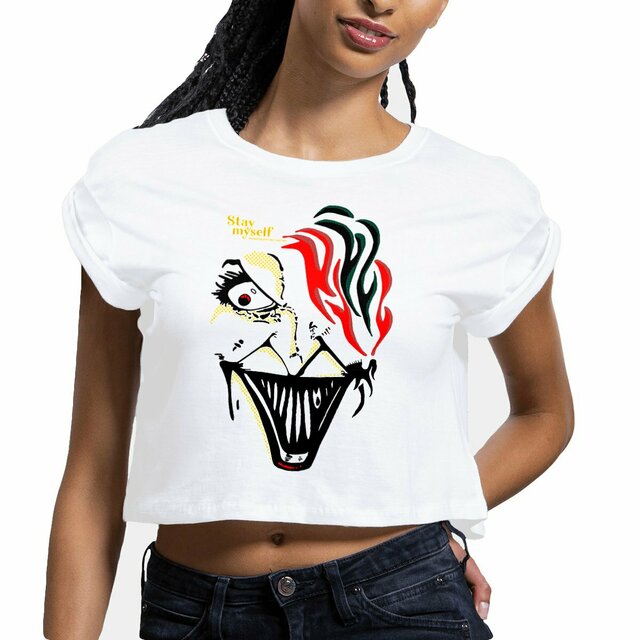Image front Crop Top - Joker