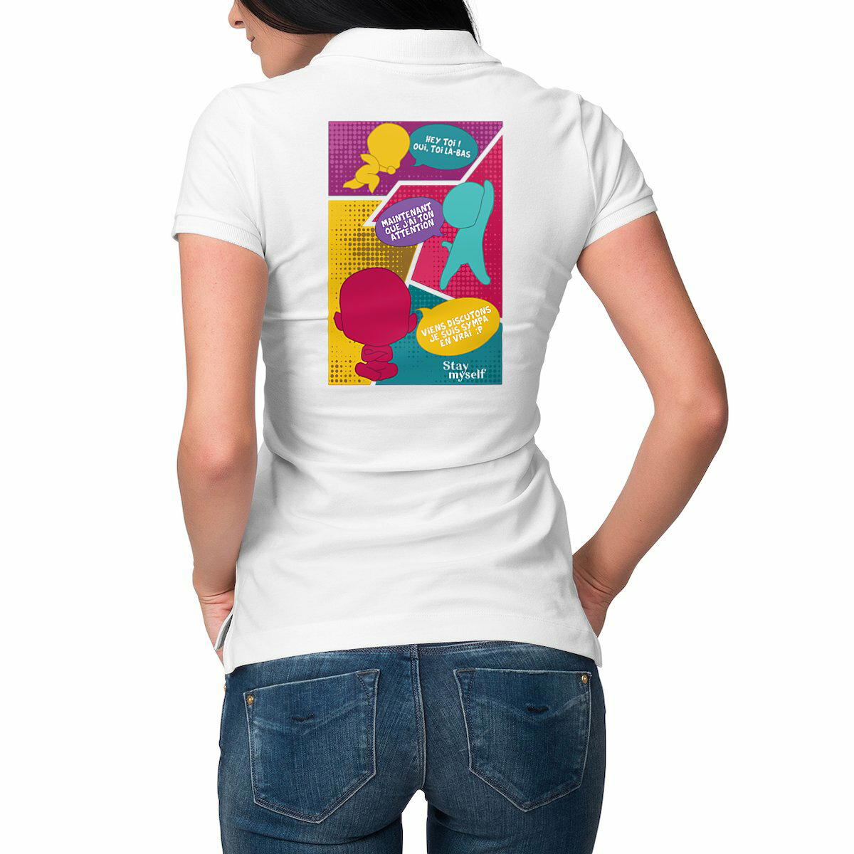 Image front Polo Femme - BD - Satoris