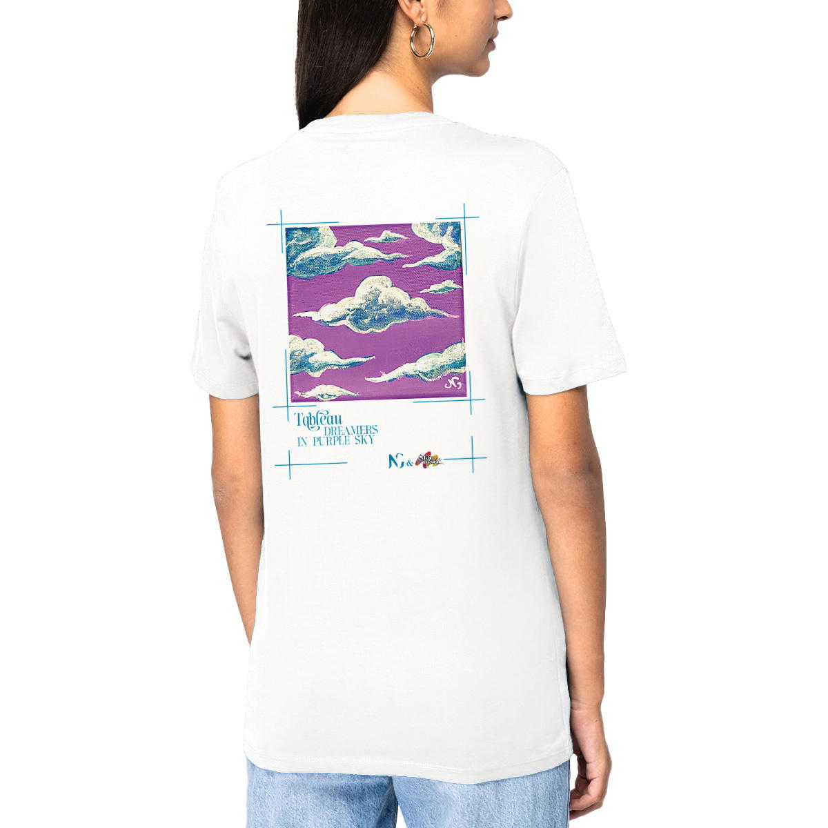 Image front T-shirt épais - Tableau - Dreamers Purple
