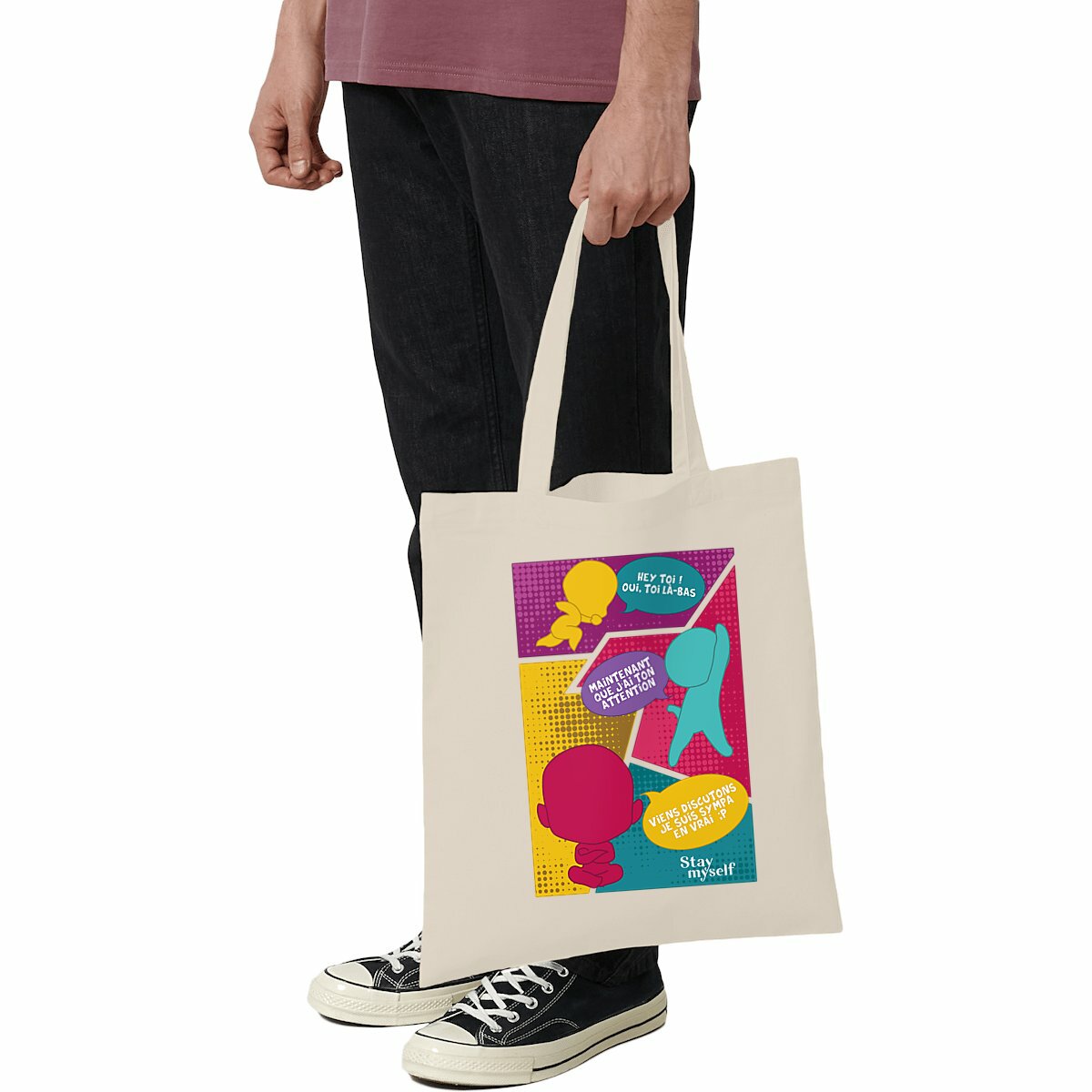 Image front Tote-bag léger - BD - Satoris