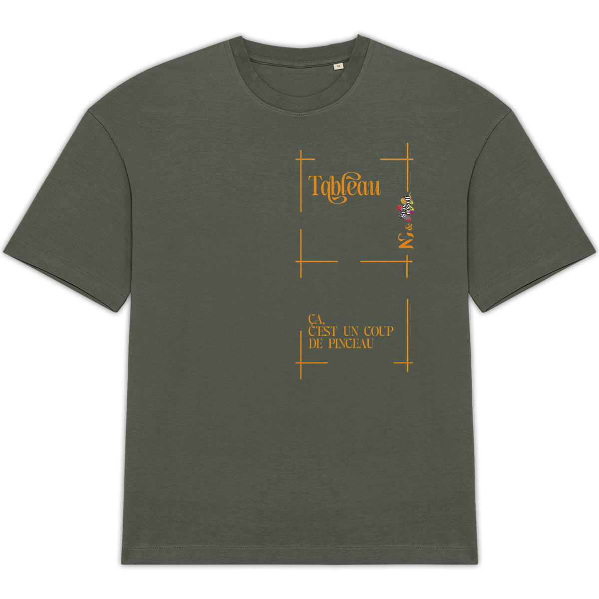 Image back T-shirt Oversize - Tableau - Coup de Pinceau