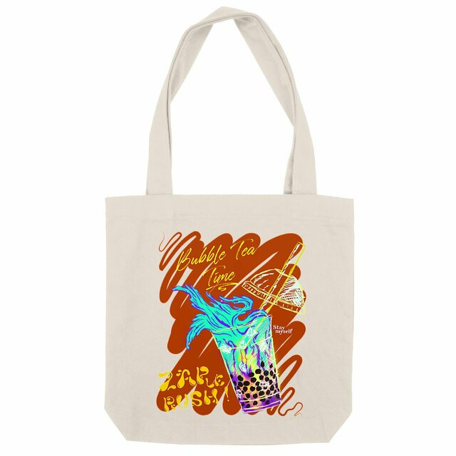 Image back Tote-bag - ZAP le Rush - Bubble Tea Time