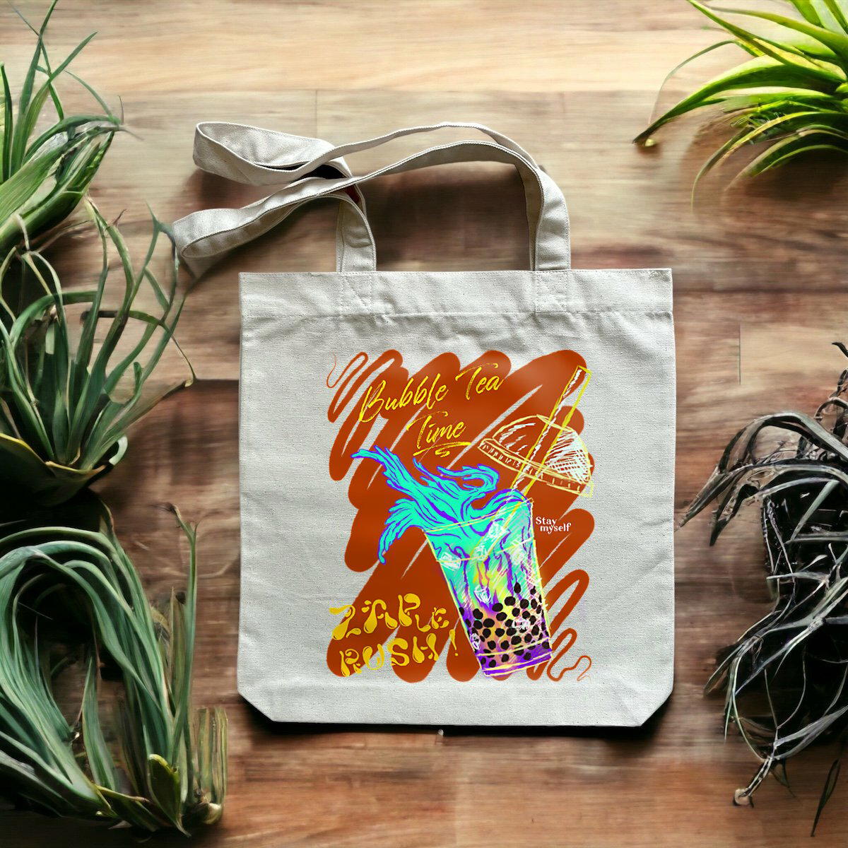 Image front Tote-bag - ZAP le Rush - Bubble Tea Time