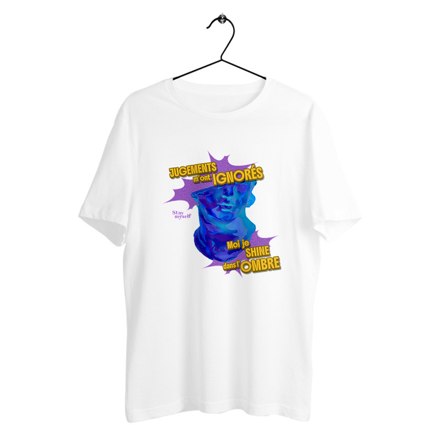 Image back T-shirt épais - STATUER no excuses - Shine Only