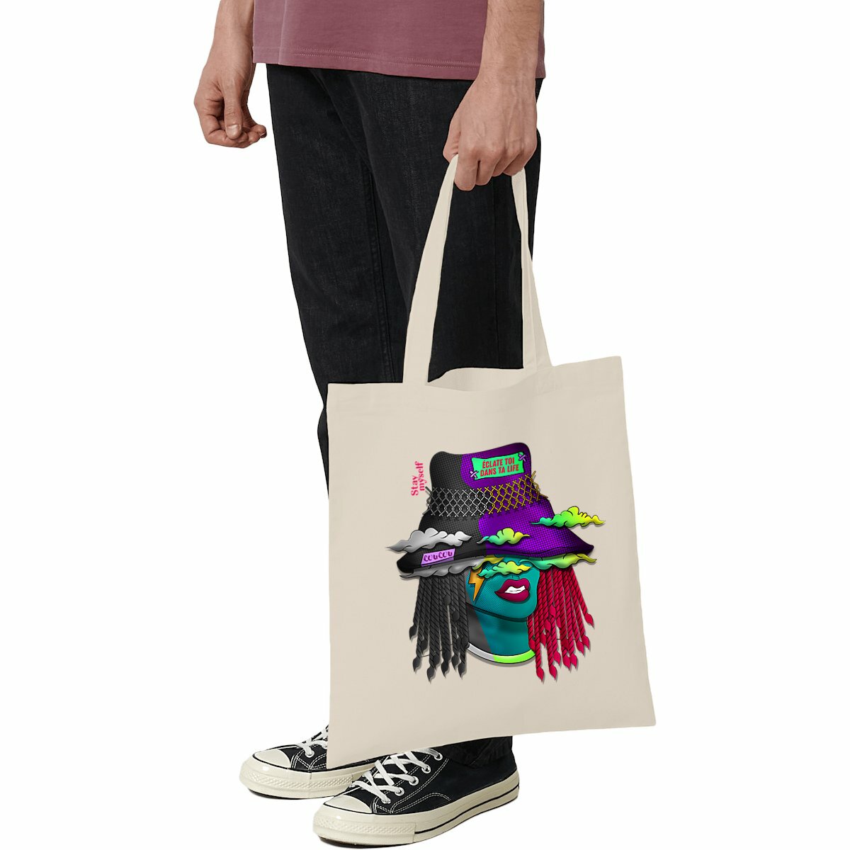 Image front Tote-bag léger - Color ta Life