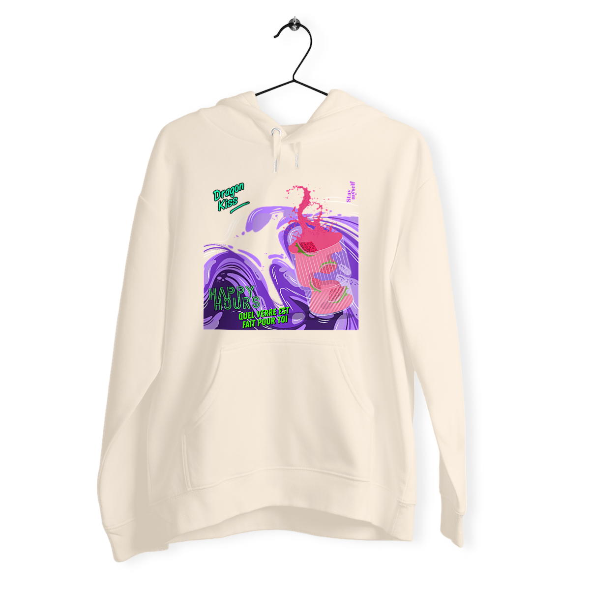 Image back Sweat épais - Happy Hours Mocktails - Dragon Kiss