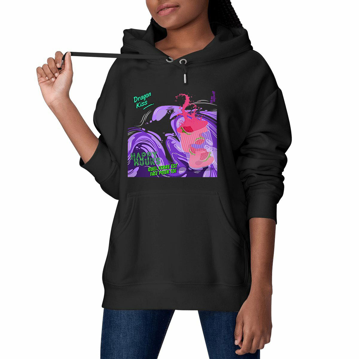 Image front Sweat épais - Happy Hours Mocktails - Dragon Kiss