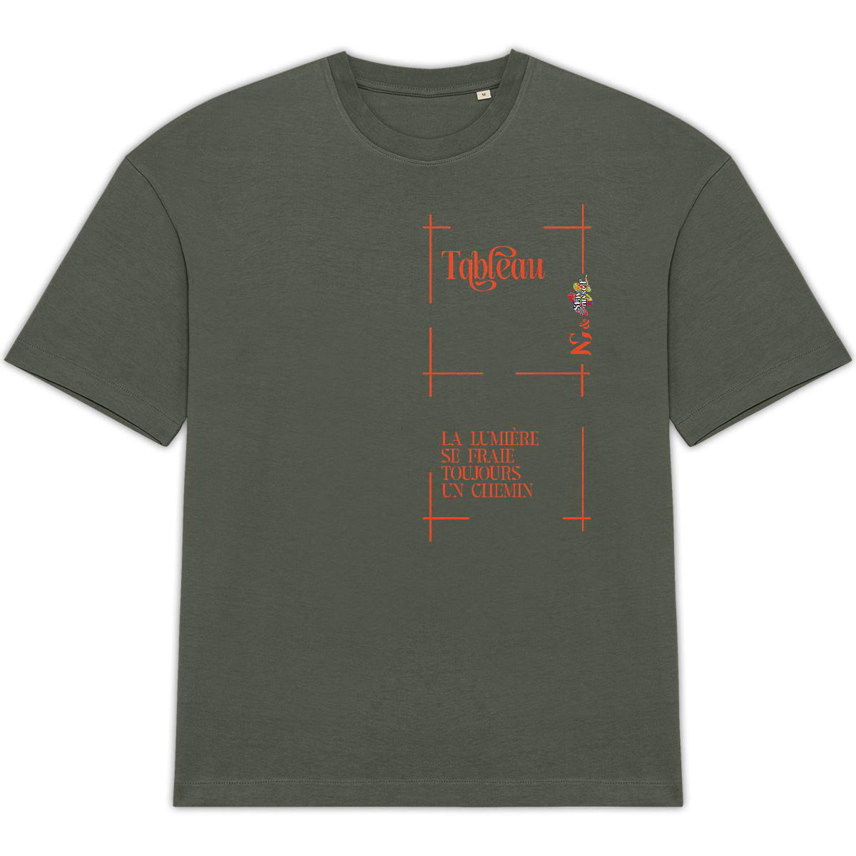 Image back T-shirt Oversize - Tableau - Hot Lumière