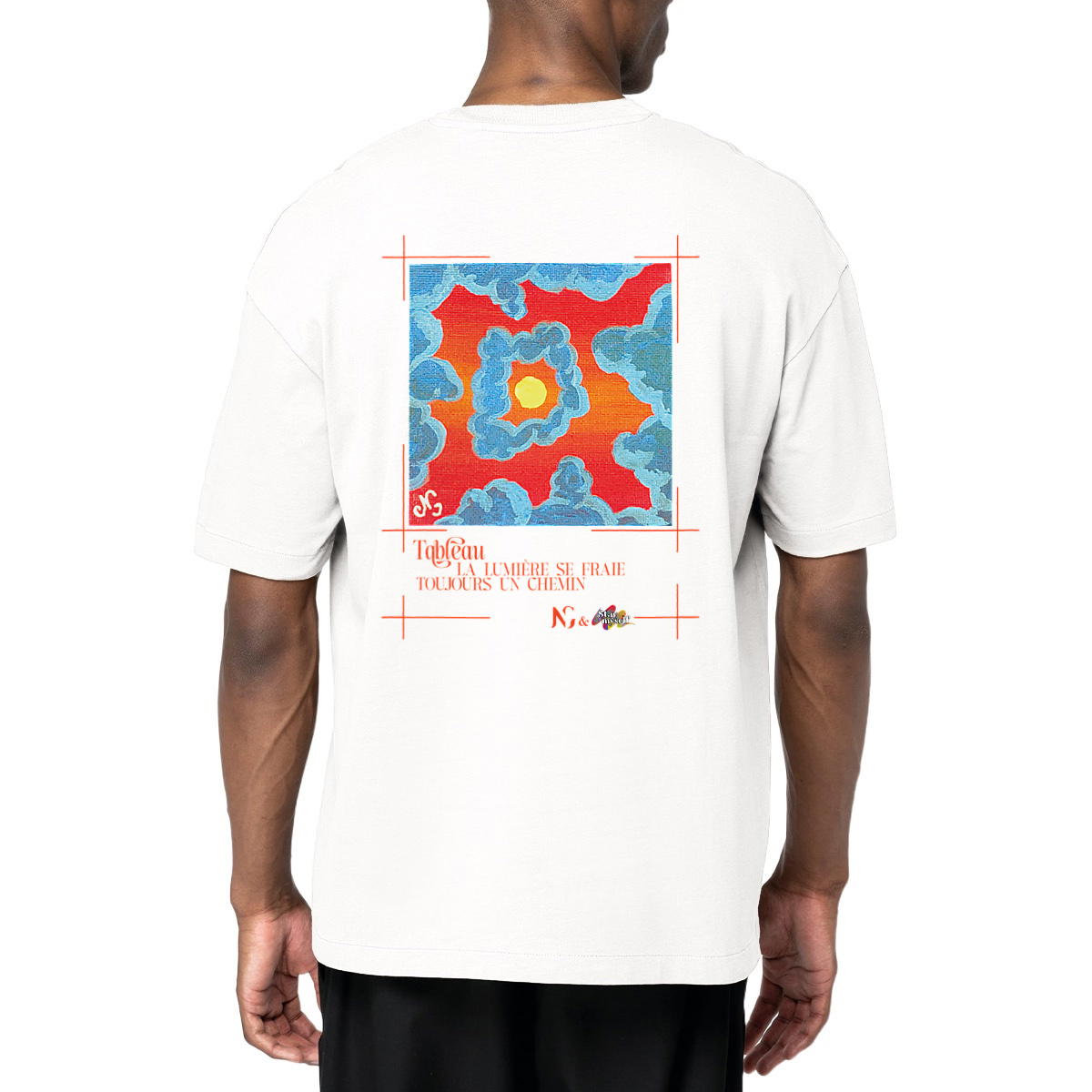 Image front T-shirt Oversize - Tableau - Hot Lumière