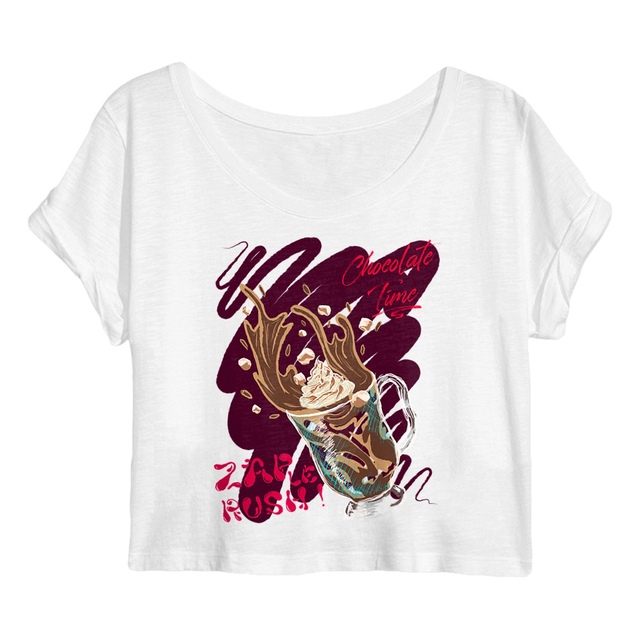 Image back Crop Top - ZAP le Rush - Chocolate Time