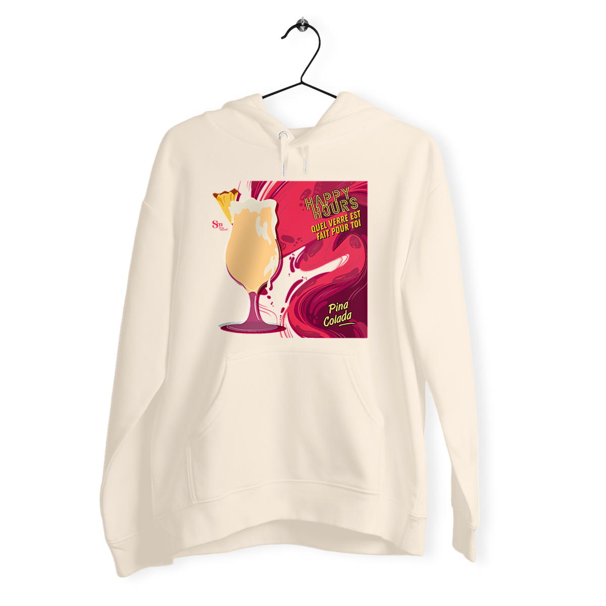 Image back Sweat épais - Happy Hours - Pina Colada