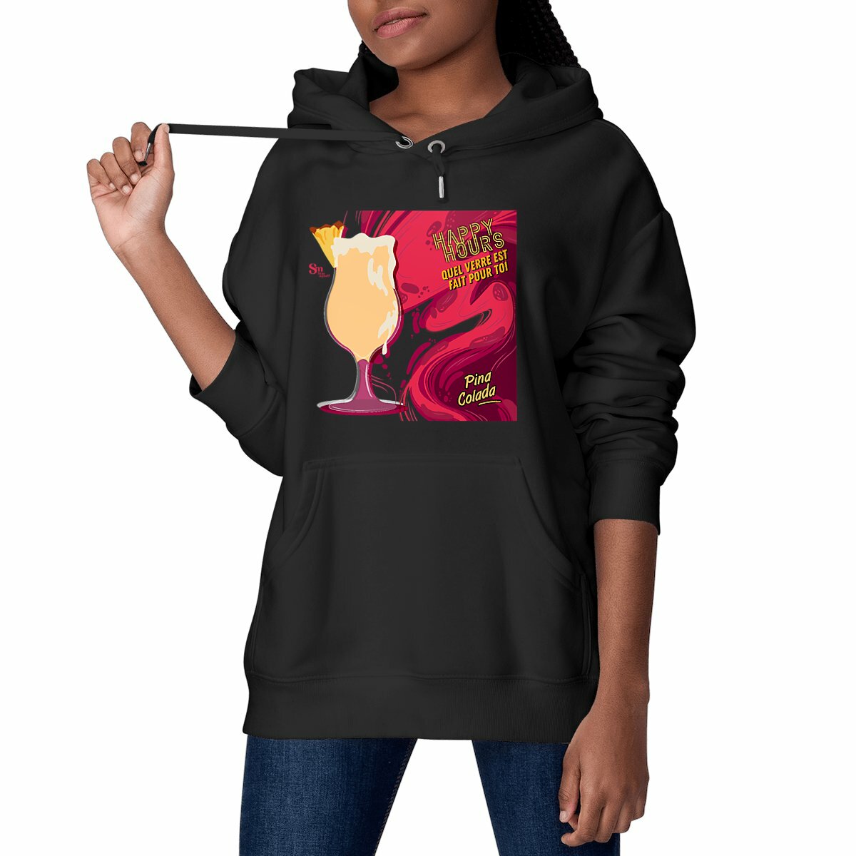 Image front Sweat épais - Happy Hours - Pina Colada
