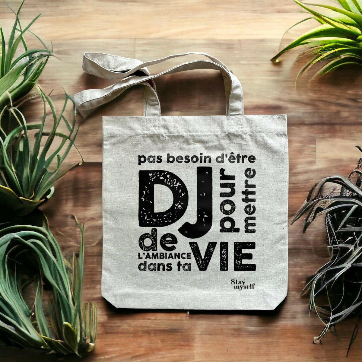 Image front Tote-bag - DJ Black