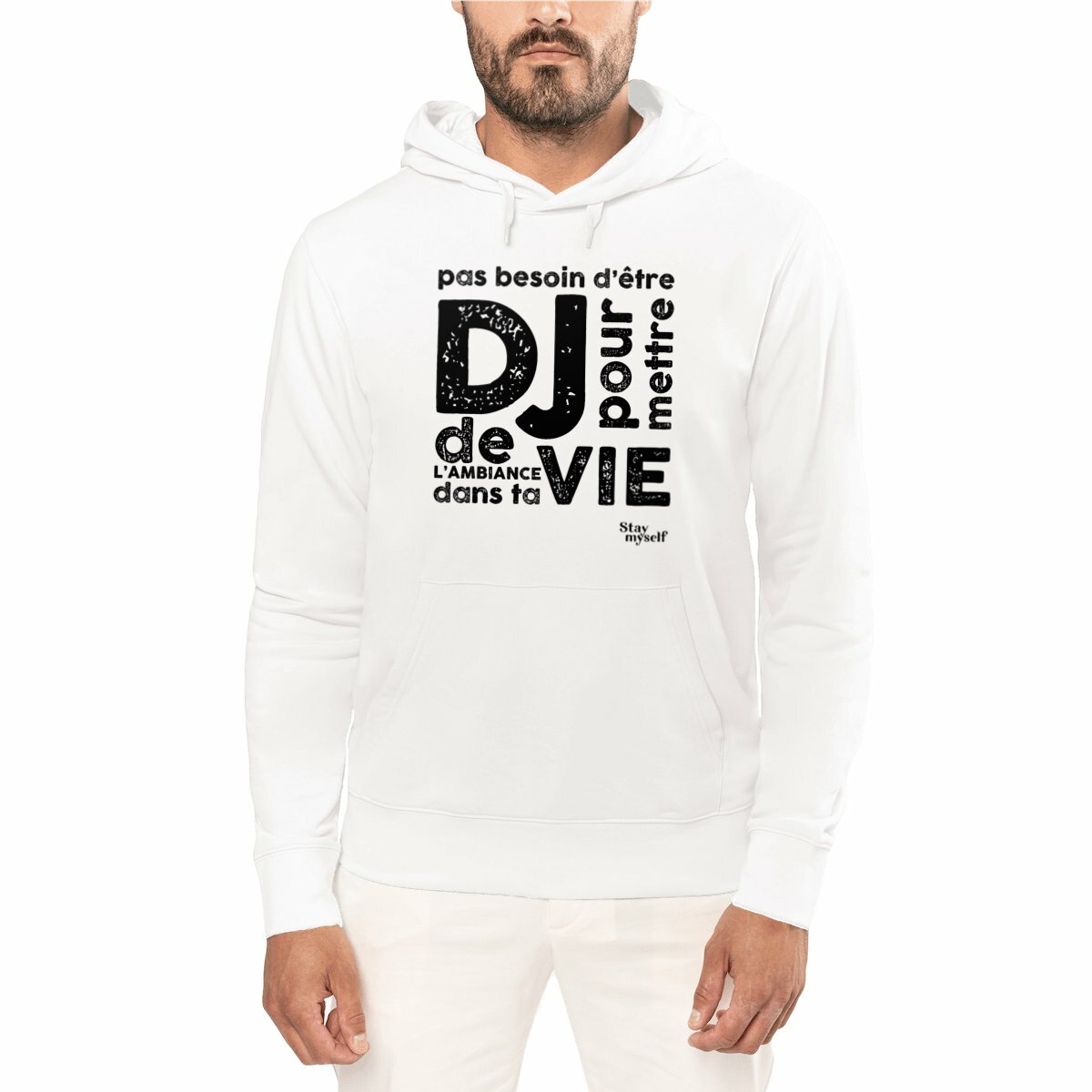 Image front Sweat à capuche - DJ Black