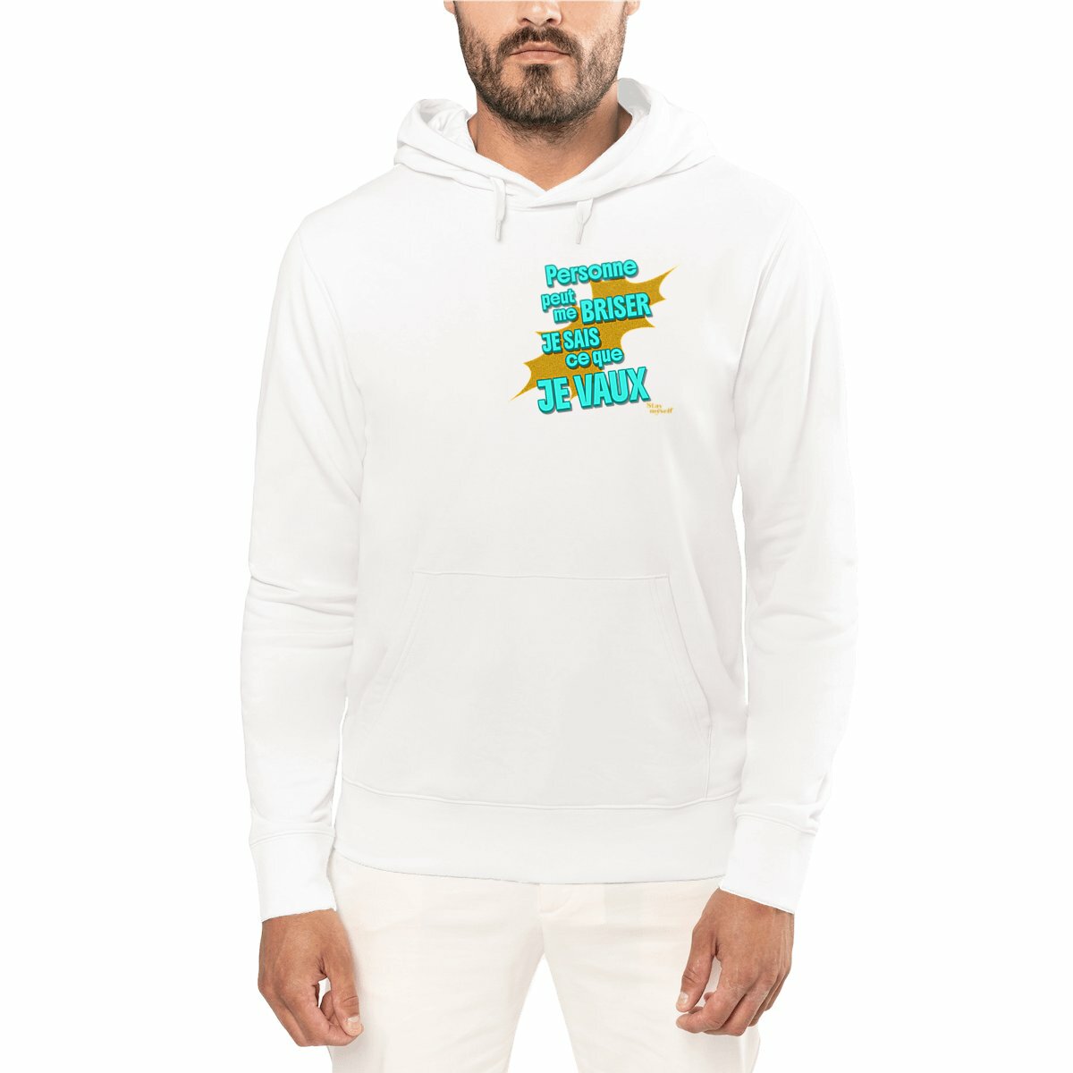 Image front Sweat à capuche - STATUER no excuses - Moi même