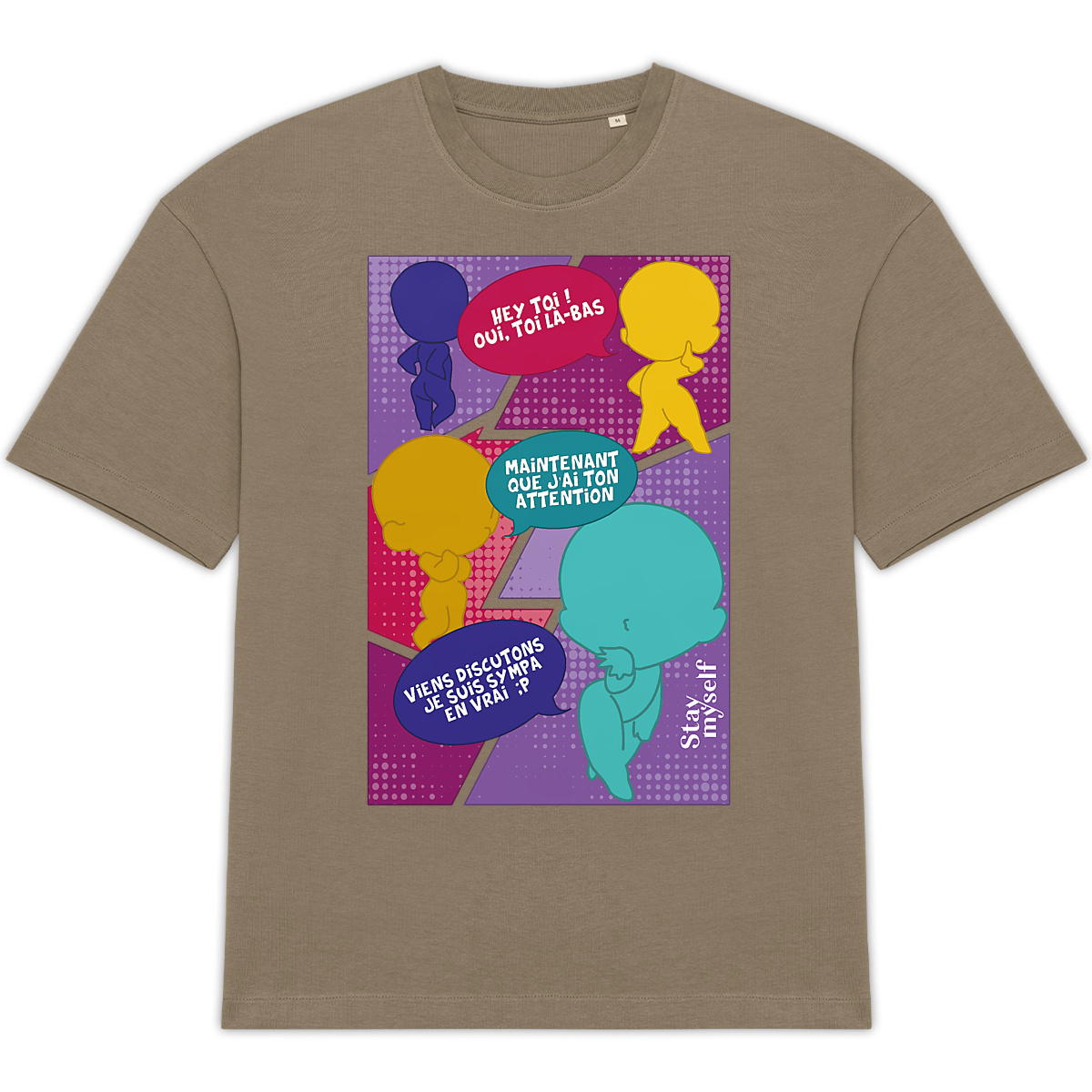 Image back T-shirt Oversize - BD - Divas