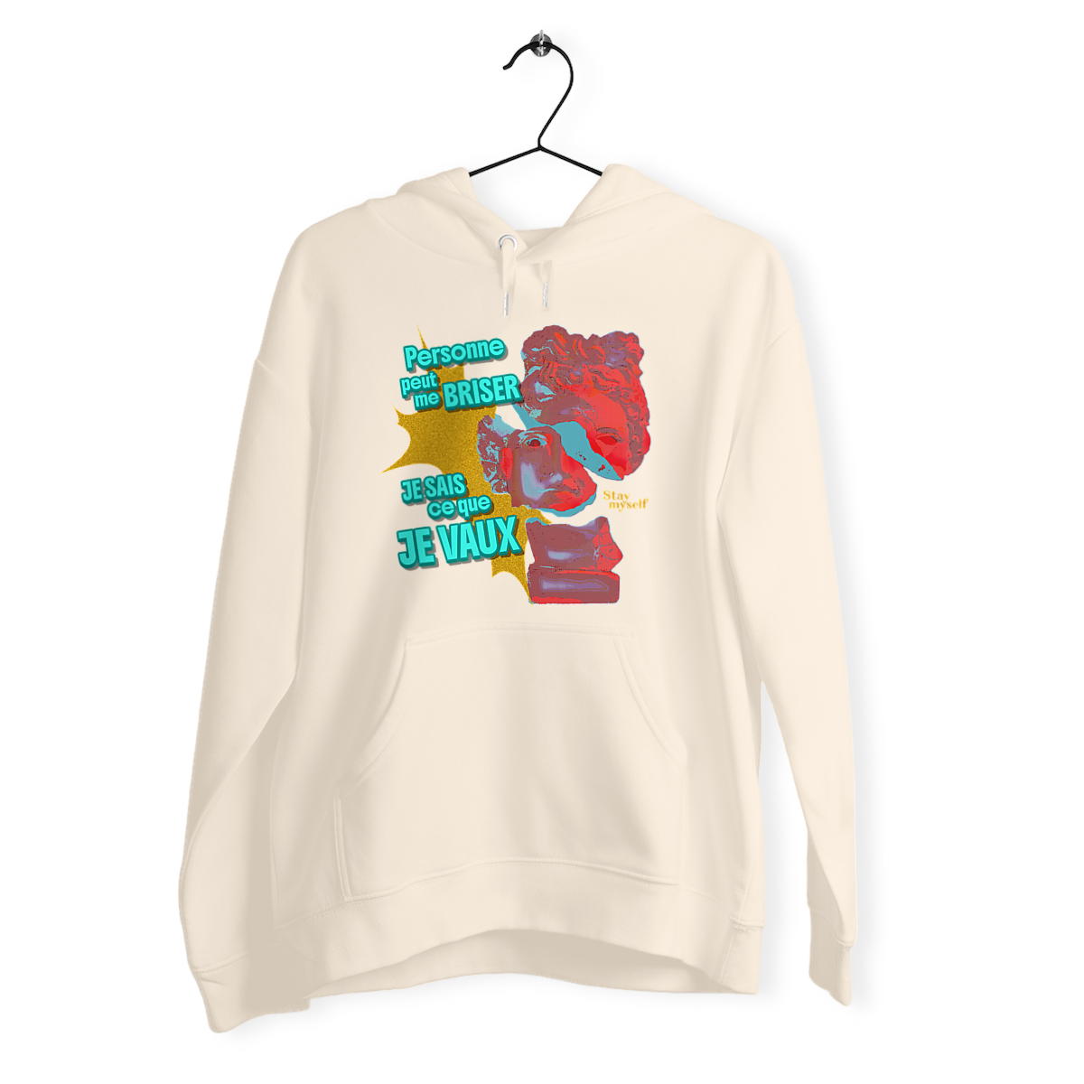 Image back Sweat épais - STATUER no excuses - Moi même