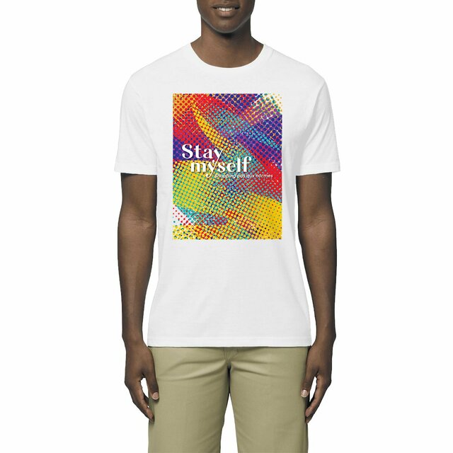Image front T-shirt - Stay myself