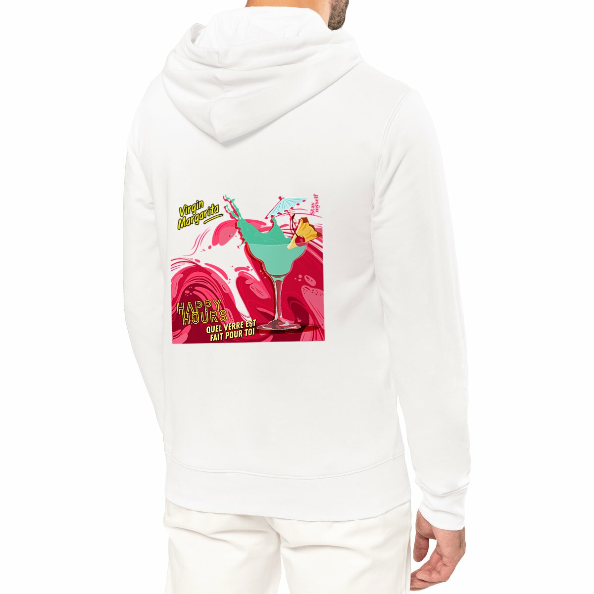 Image front Sweat à capuche - Happy Hours Mocktails - Virgin Margarita