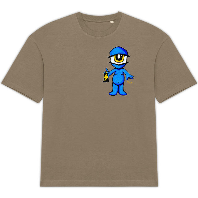 Image back T-shirt Oversize - Cyclope