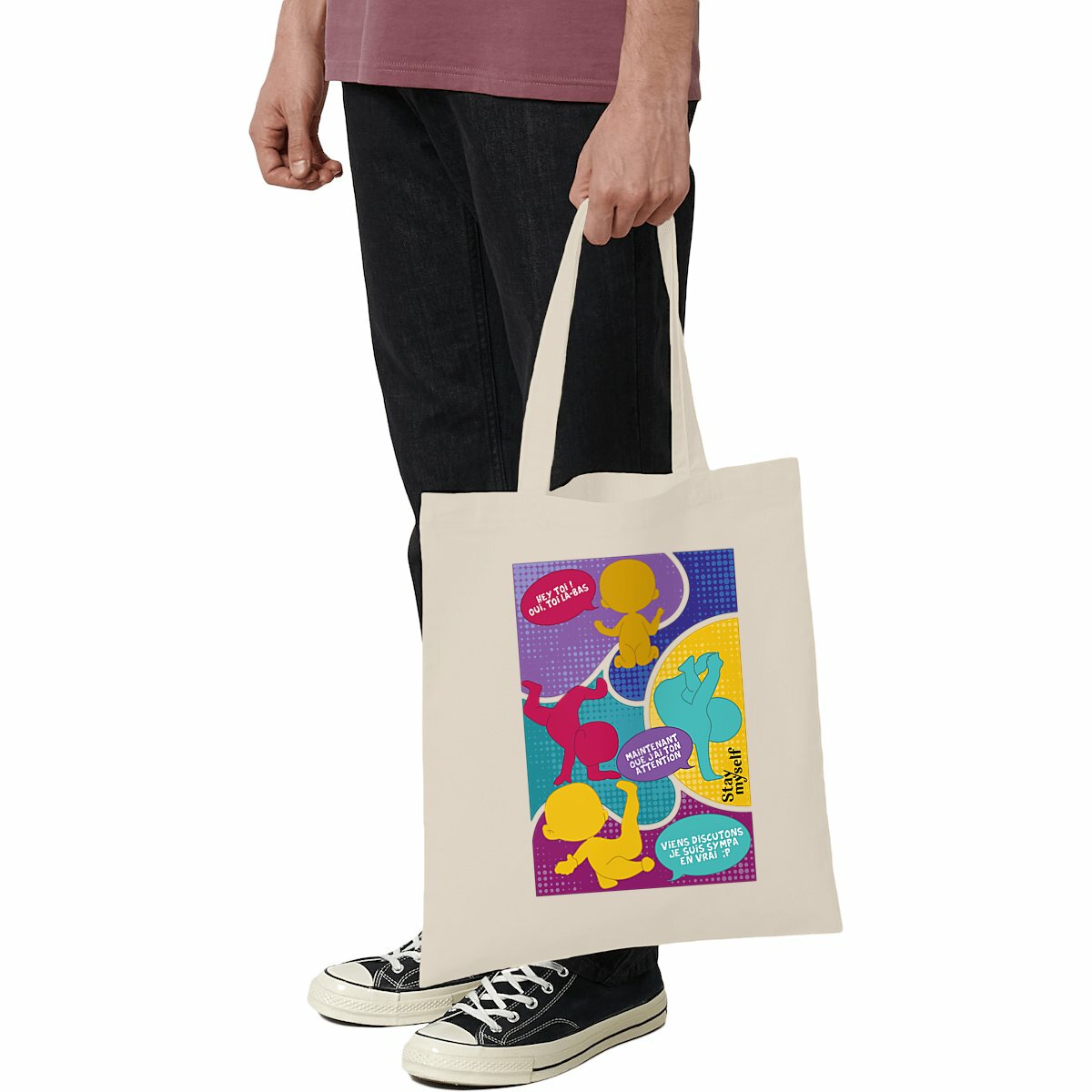 Image front Tote-bag léger - BD - Dancefloor