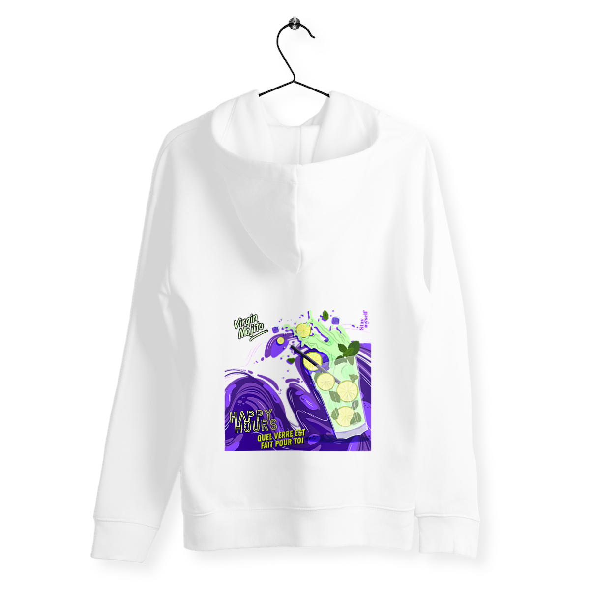 Image back Sweat à capuche - Happy Hours Mocktails - Virgin Mojito