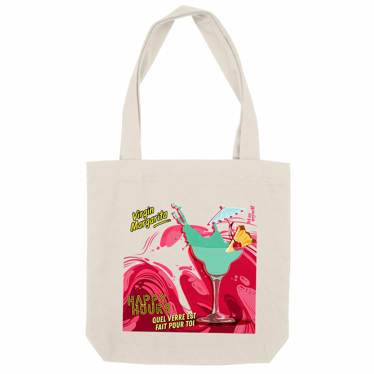 Image back Tote-bag - Happy Hours Mocktails - Virgin Margarita