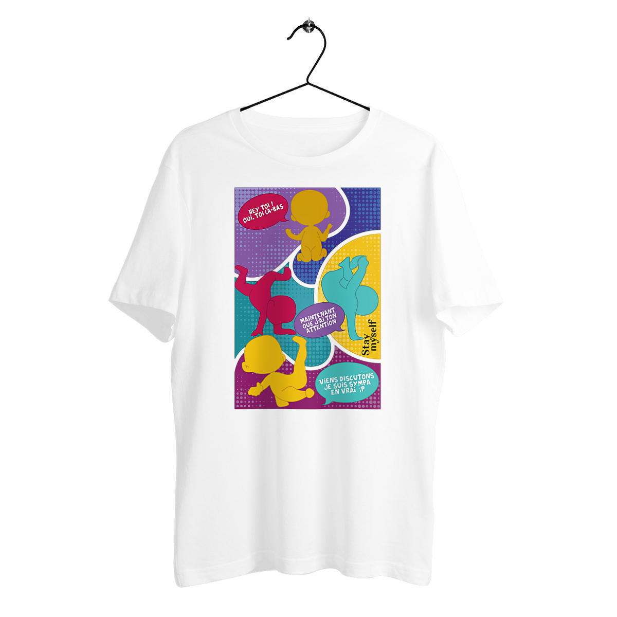 Image back T-shirt épais - BD - Dancefloor