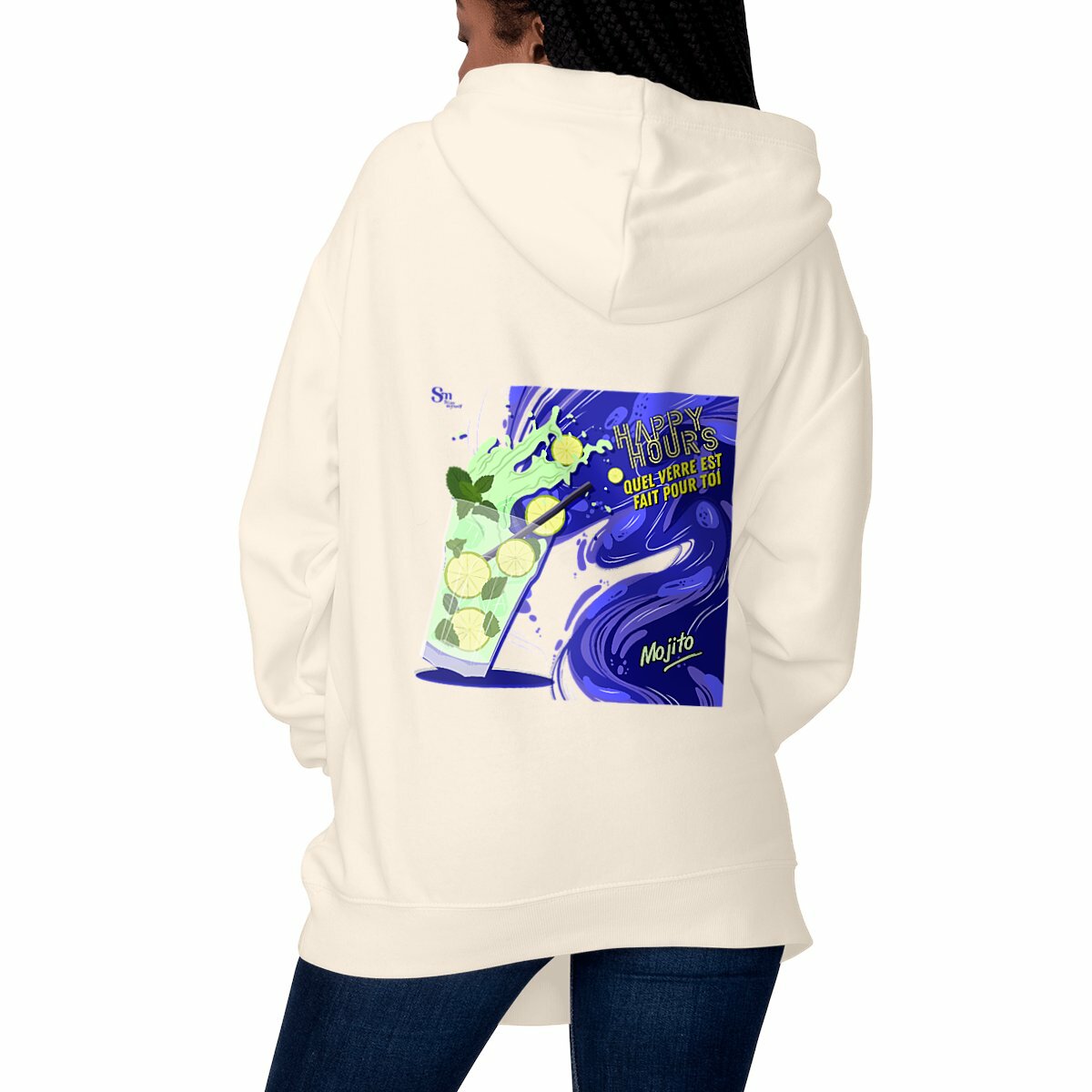 Image front Sweat épais - Happy Hours - Mojito