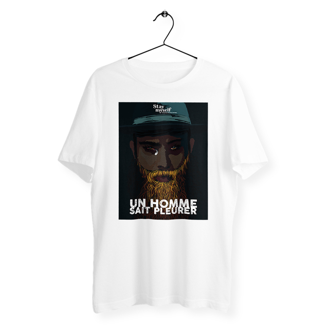 Image back T-shirt - Un homme sait pleurer