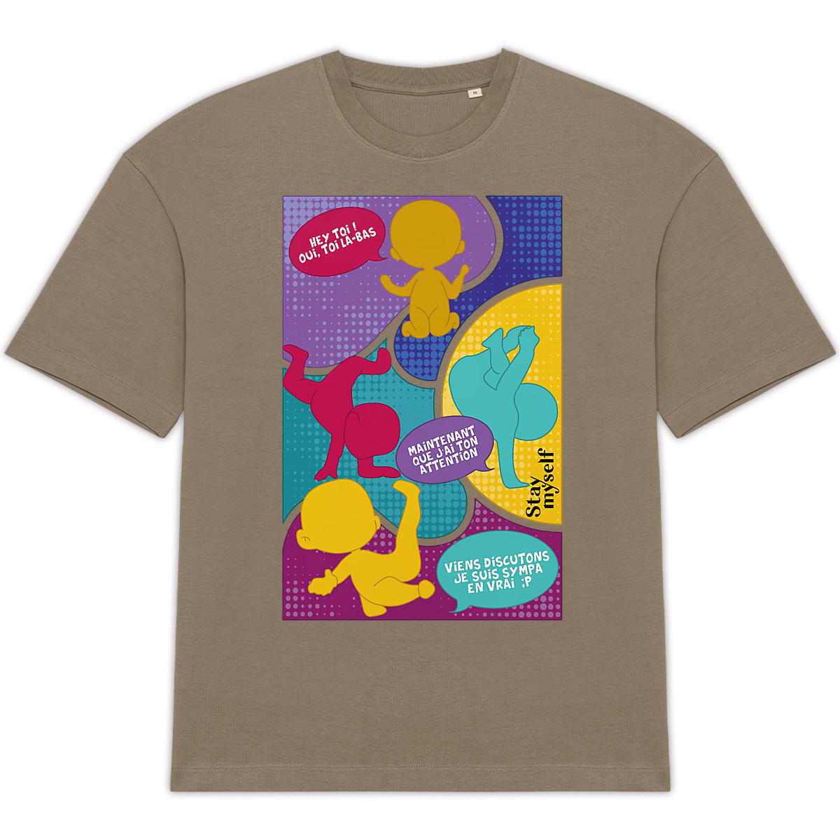 Image back T-shirt Oversize - BD - Dancefloor