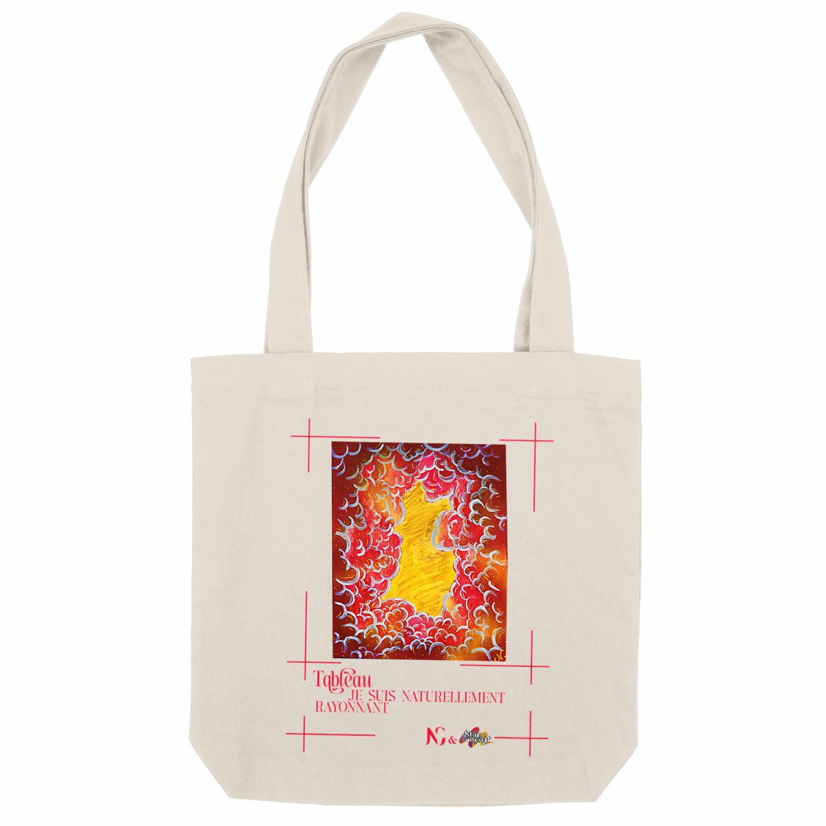 Image back Tote-bag - Tableau - Rayonnant