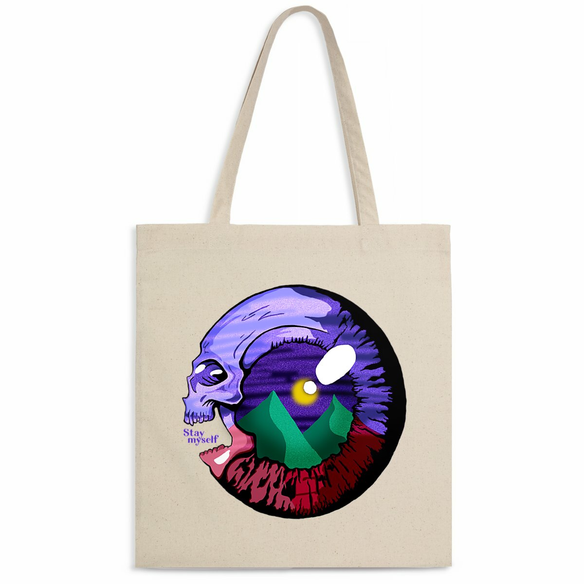 Image back Tote-bag léger - Eye Skull