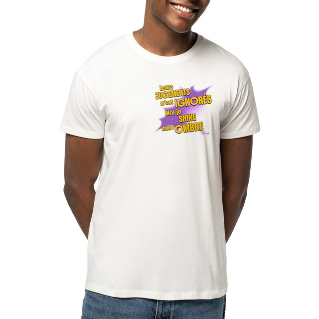 Image front T-shirt - STATUER no excuses - Shine Only