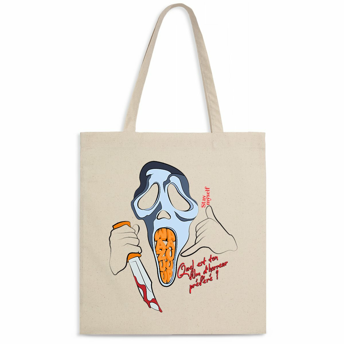 Image back Tote-bag léger - Wazup