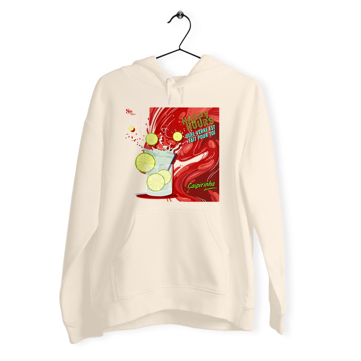 Image back Sweat épais - Happy Hours - Caipirinha