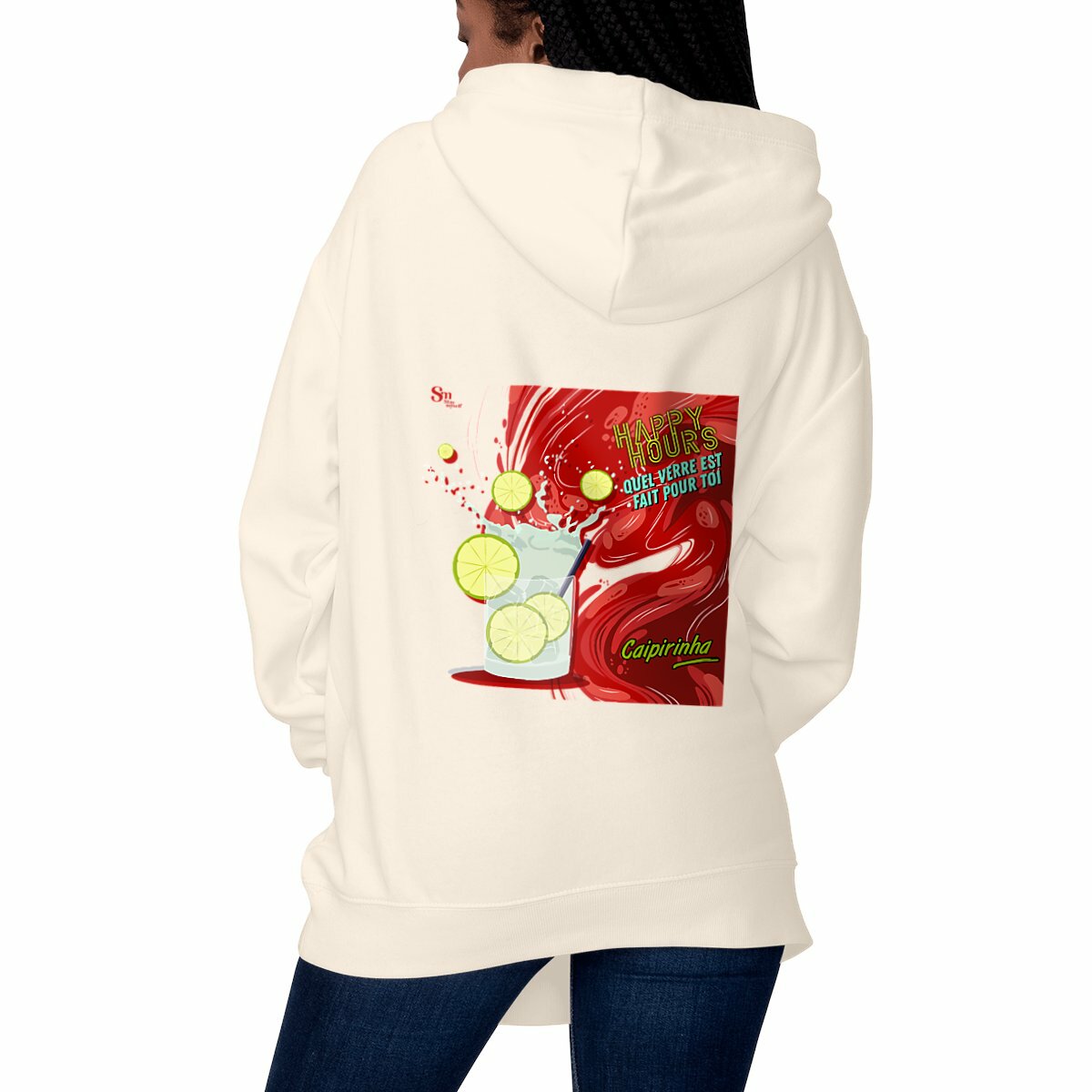 Image front Sweat épais - Happy Hours - Caipirinha