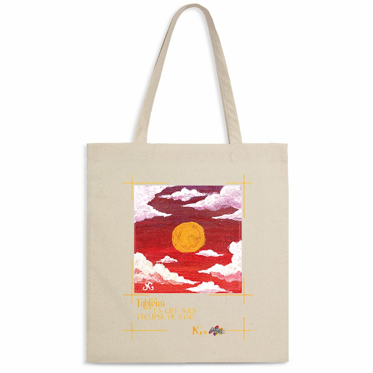 Image back Tote-bag léger - Tableau - Sous Eclipse