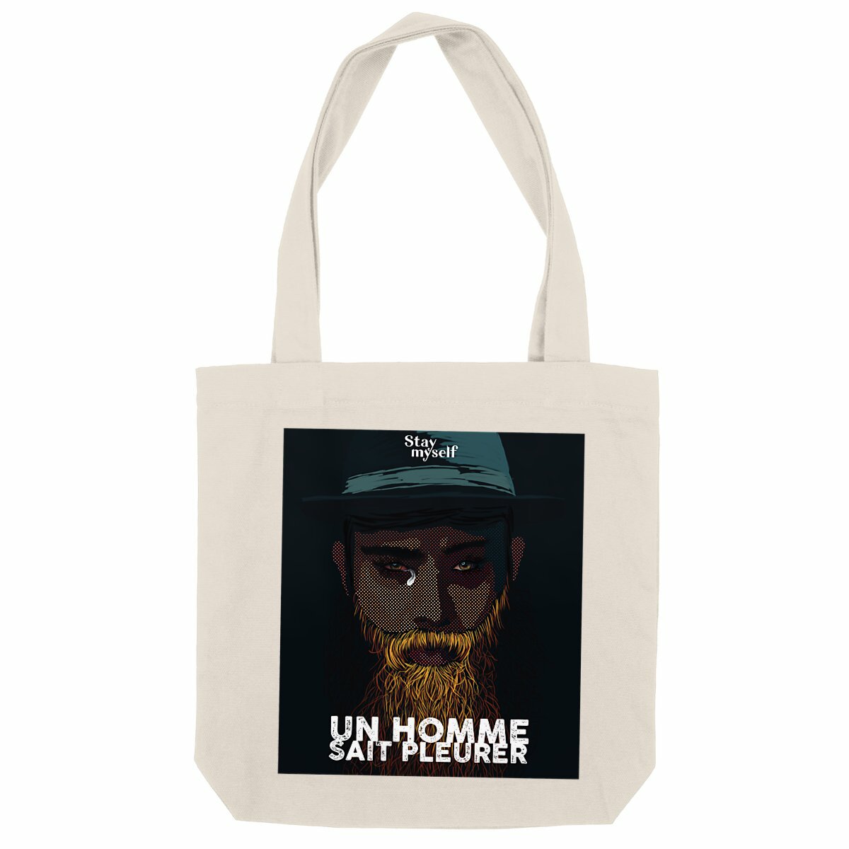 Image back Tote-bag - Un homme sait pleurer